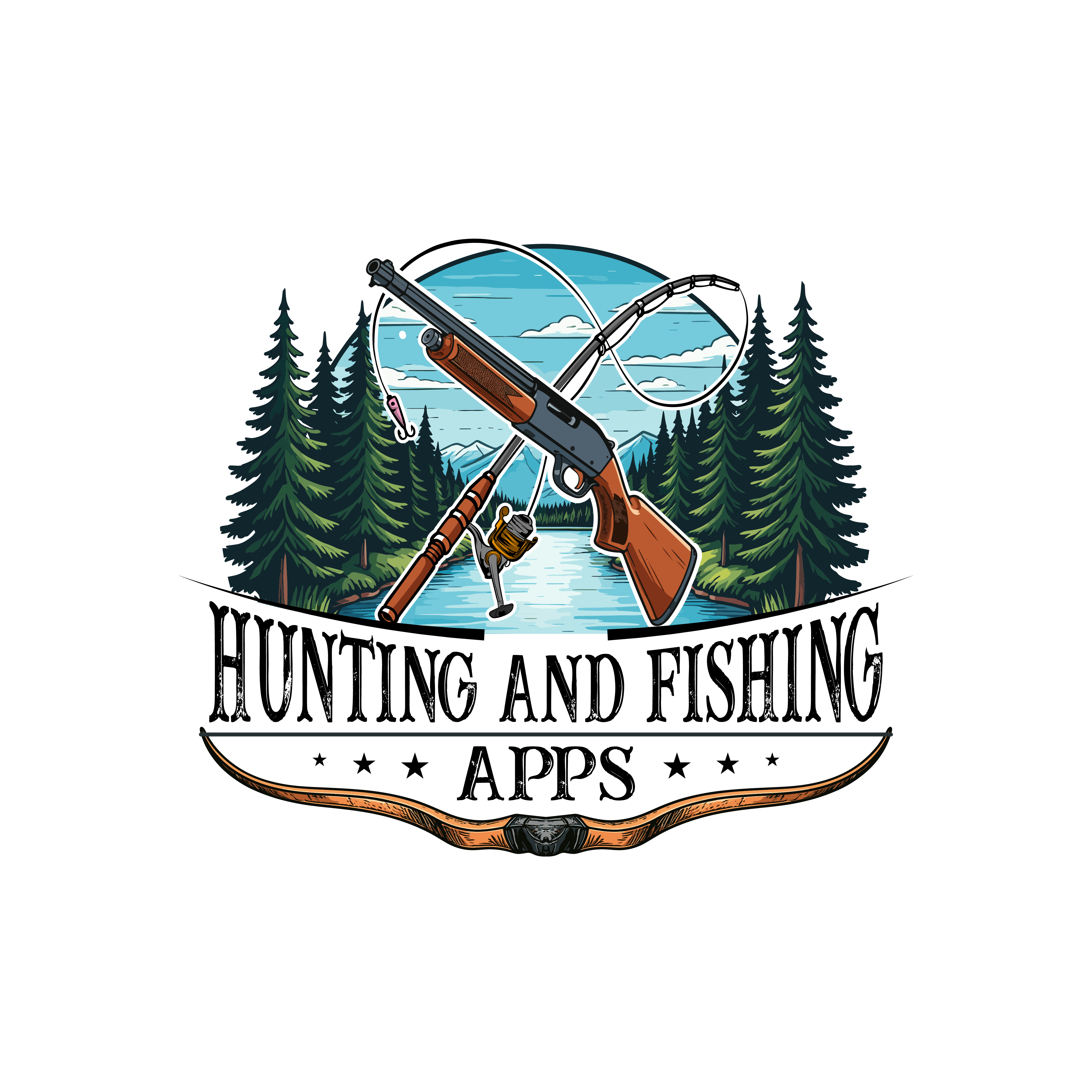 Hunting and Fishing Apps Logo